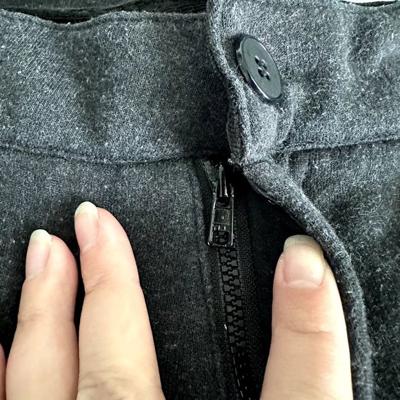 Betabrand Men's Dark Gray Sweatpant Trouser - Picture 5 of 11